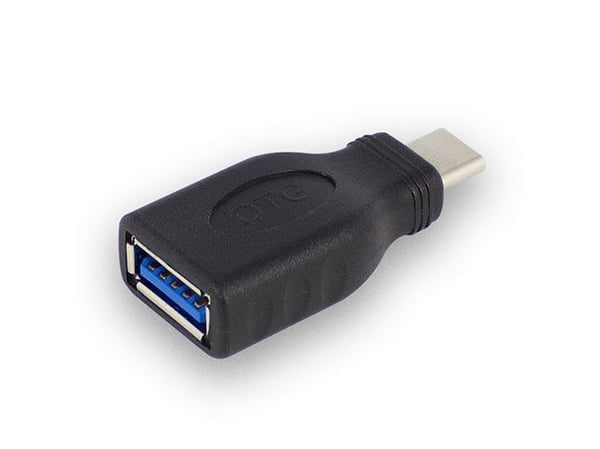 ACT USB 3.1-sovitin USB C han - USB A hun Tyyppi USB 3.1-sovitin USB C til USB A Männlich/Weiblich sort (SB0037)