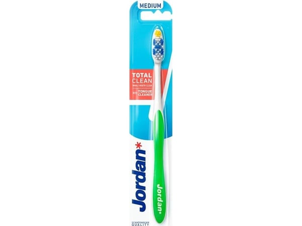 JORDAN_Total Clean Tannbørste Medium 1 stk.
