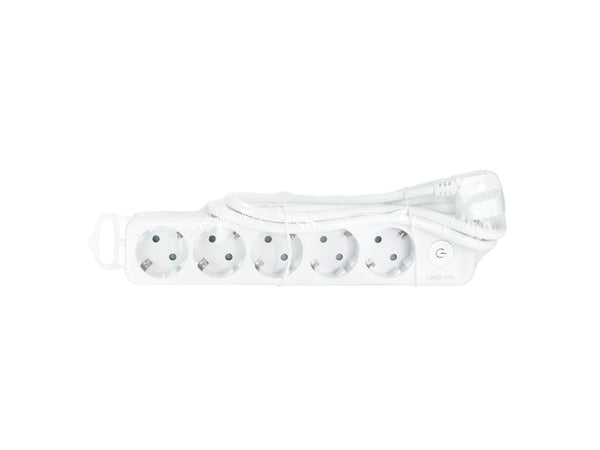 LogiLink LPS246, 1,5 m, 5 AC-pistorasia(a), Sisätila, Tyyppi F, Type F (CEE 7/4), IP20