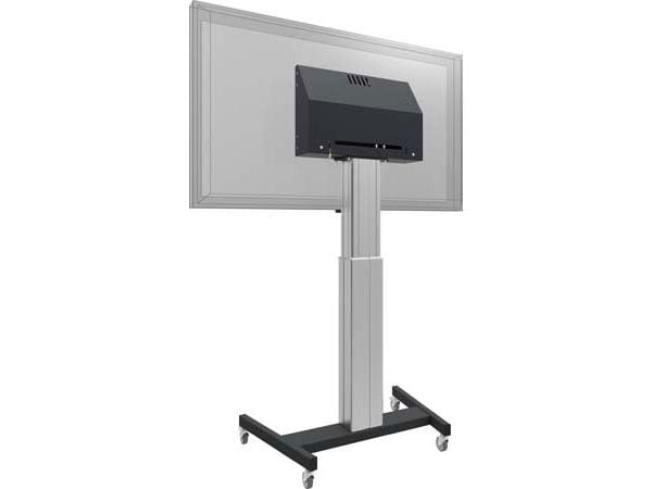 Floor lift XL on wheels for touch screen max. 86 inch, 120 kg BLACK