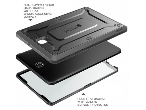 SUPCASE Unicorn Beetle Pro-skal till Galaxy Tab S3 9.7 svart