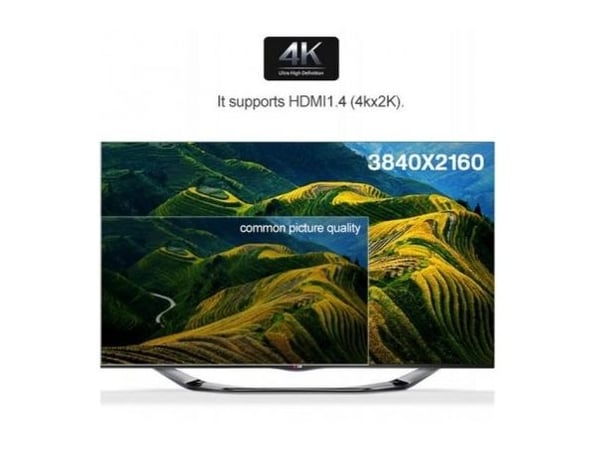 Techly IDATA HDMI2-4K4, HDMI, 4x HDMI, 3840 x 2160 pikseliä, Musta, 4K Ultra HD, 30 m