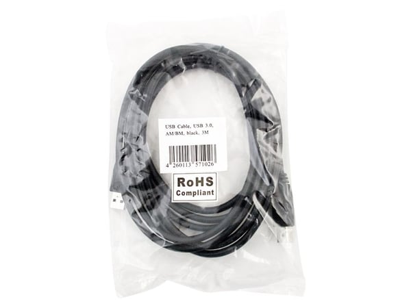 LogiLink - USB-kabel - USB-type A (hann) til USB Type B (hann) - USB 3.0 - 2 m