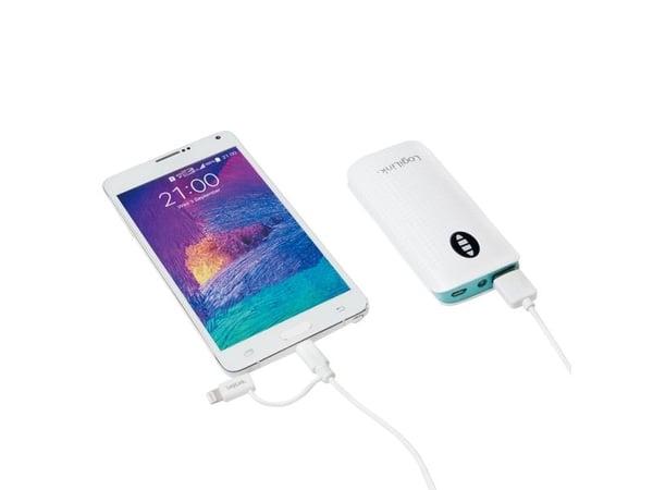 LogiLink CU0118, 1 m, Micro-USB A, USB A, Valkoinen