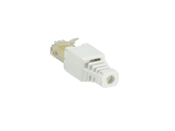 Logilink Professional - Nettverkskontakt - RJ-45 (M) - UTP - CAT 5e - hvit (pakke med 1000) (MP0026)