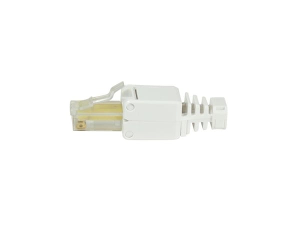 Logilink Professional - Nettverkskontakt - RJ-45 (M) - UTP - CAT 5e - hvit (pakke med 1000) (MP0026)