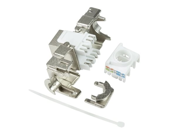 LogiLink NK4016, RJ-45, ruosteinen runko, Cat6a, S/UTP (STP), 22/26, 17,2 mm