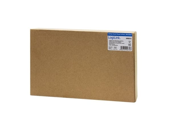 LogiLink NP0018, RJ-45, Cat6A, Grå, ISO/IEC 11801, TIA/EIA 568C.2, 800 g