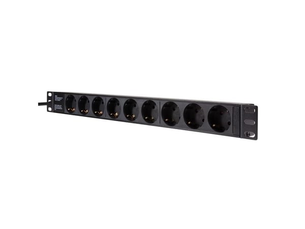 LogiLink PDU9C03, 9 AC-utganger, Type F, 230 V, 50 - 60 Hz, 16 A, 3500 W