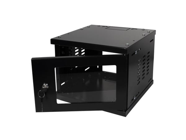 LogiLink W06Z33B, Veggmonterbar hylle, 4U, 20 kg, 6 kg, Sort