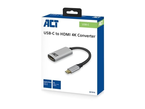 ACT AC7010 USB-C naar HDMI adapter