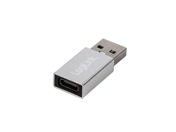 LogiLink AU0056, USB Type-C, USB 3.2 Gen 1 (3.1 Gen 1), Hunkjønn, Sølv, Hankjønn, Hunkjønn