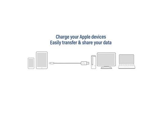 ACT USB Lightning-kabel - 2 m - MFI-sertifisert