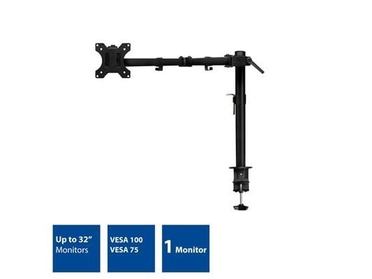 ACT AC8301 flatpanel byrå støtte 81,3 cm (32") Klem/doorvoer Svart