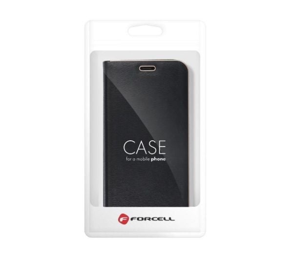 Forcell LUNA Book Gold til SAMSUNG S21 Ultra (svart)