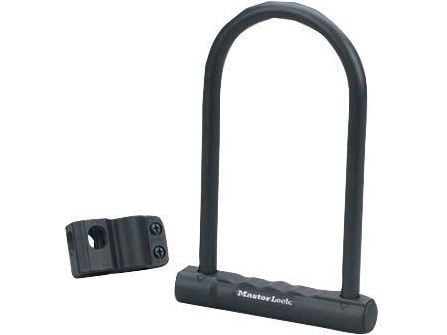 MASTER LOCK 8170EURDPRO, U-lukko, Musta, Terästä, Vinyyli, 20 cm
