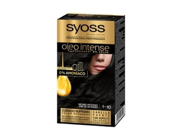 OLIO INTENSE ammoniakkfri farge 1 10 intens svart 5 pz