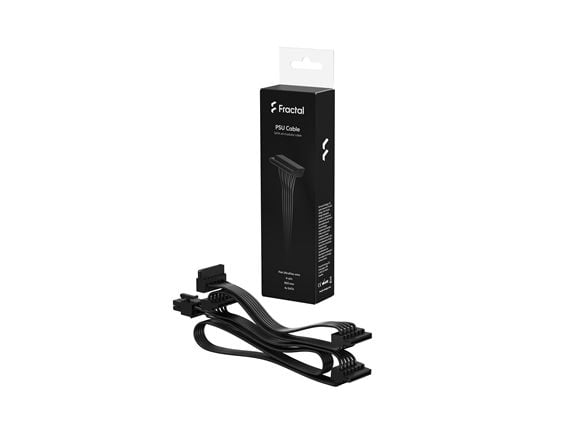 Fractal Design FD-A-PSC1-003, 0,85 m, SATA 6-pin, Weiblich, Weiblich, Gerade, 90°
