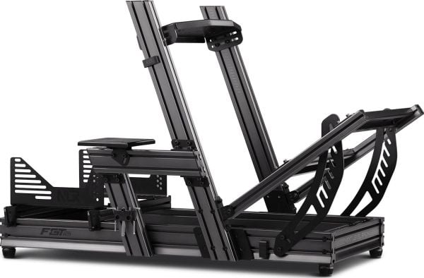 Next Level Racing F-GT Elite Aluminium Simulator Cockpit - Wheel Plate Edition - profesjonelt cockpit for racersimulatorer - i robust anodisert alu...