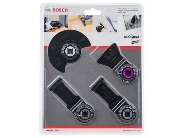 Bosch - Sagbladsett - for tre, laminat, parkett, laminerte paneler - 4 deler