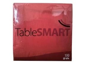 Servetter TableSMART 40x40 cm 3-lagers Bordeaux 100 st