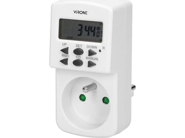 Orno elektronisk tidur/tidsrelä, MINI, 10 program, DT-2