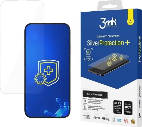 3mk SilverProtection+ - Skärmskydd för mobiltelefon - anti-chock - film - för Apple iPhone 14, 14 Pro