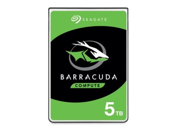 Seagate Guardian BarraCuda ST5000LM000 - Hårddisk - 5 TB - inbyggd - 2.5" - SATA 6Gb/s - 5400 rpm - buffert: 128 MB