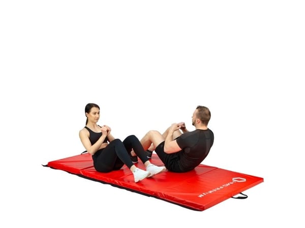 Treningsmatte gymnastikk 4-delt MGS01 240 x 120 x 5 cm oransje