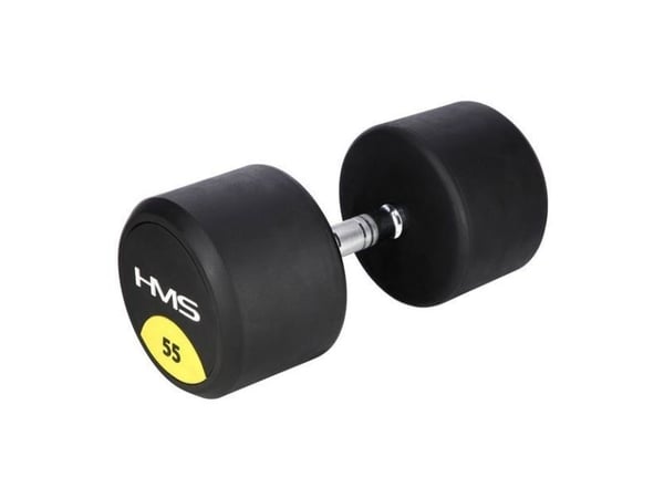 HMS hantel HG PRO gummiert 1 x 55 kg