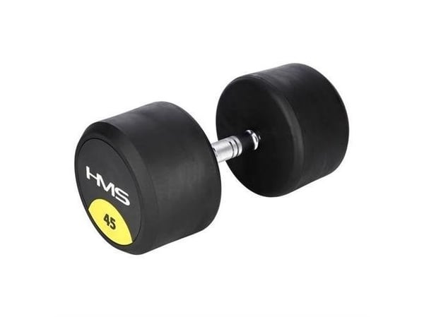 Håndvekt HMS HG PRO gummiert 1 x 45 kg