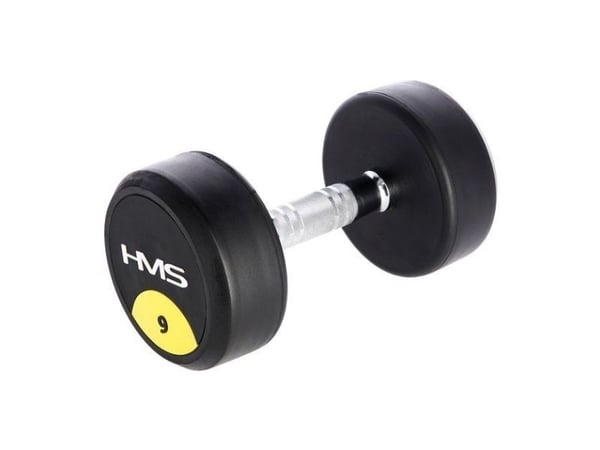 HMS manual hantel HG PRO gummiert 1 x 9 kg