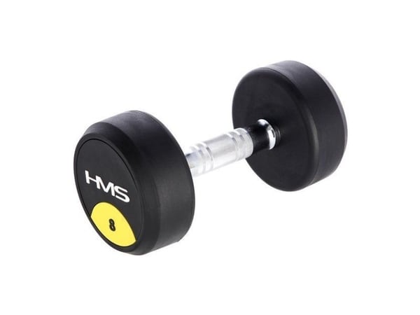 Hantel HMS HG PRO, gummiert, 1 x 8 kg