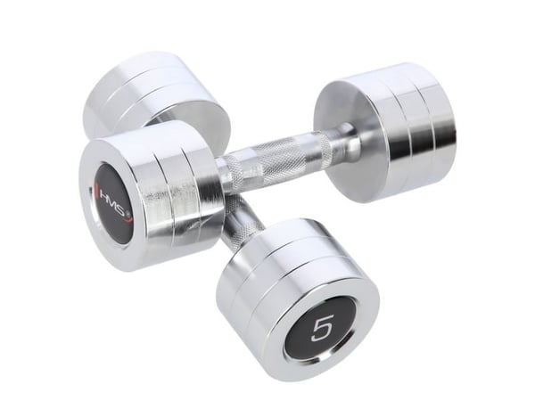 Kromhantlar 2x5 kg HMS CHD05