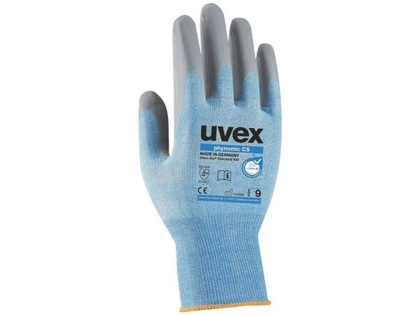 Uvex 6008112, Blå, Grå, Voksen, Voksen, Unisex, 1 stykker, Elastan, Polyamid