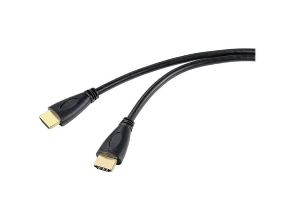 SpeaKa Professional HDMI tilkoblingskabel HDMI-A hann til HDMI-A hann 1,50 m svart 4K UHD Audio Return Channel SP-10133284