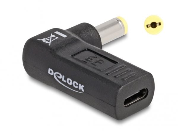 DeLOCK 60009, Sisätila, USB, 3 A, Musta