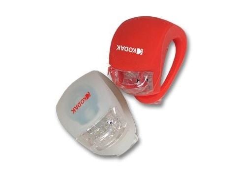 Kodak sykkellys / LED til sparkesykkel 2 stk foran/bak, IP64 (SB5134)
