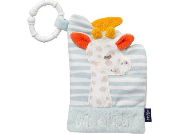 BabyFehn Pedagogisk bok glødende i mørket Giraffe