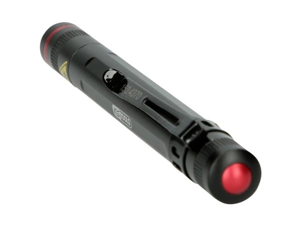 KS Tools 150.4370, Pen lommelykt, Svart, Aluminium, Knapper, IPX3, -10 - 45 °C