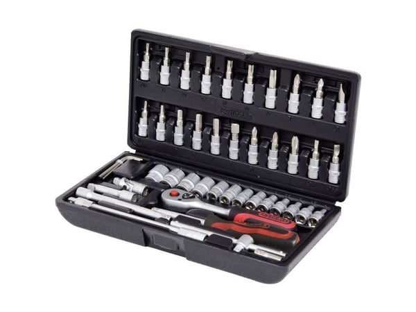 KS Tools 917.0648, Støpselsett, 1/4", Imperisk, 1/4", T10, T15, T20, T25, T27, T30, T40, Kromvanadiumstål
