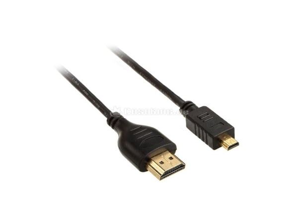 InLine Super Slim High Speed HDMI-kaapeli Ethernetillä - Video-/Audio-/Verkkokaapeli - HDMI - HDMI, 19-nastainen (M) - 19-nastainen Micro-HDMI (M) ...