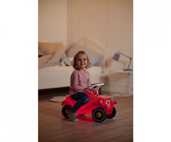 BIG Bobby-Car-Classic Lumi, 1 år, 4 hjul, Plast, Rød