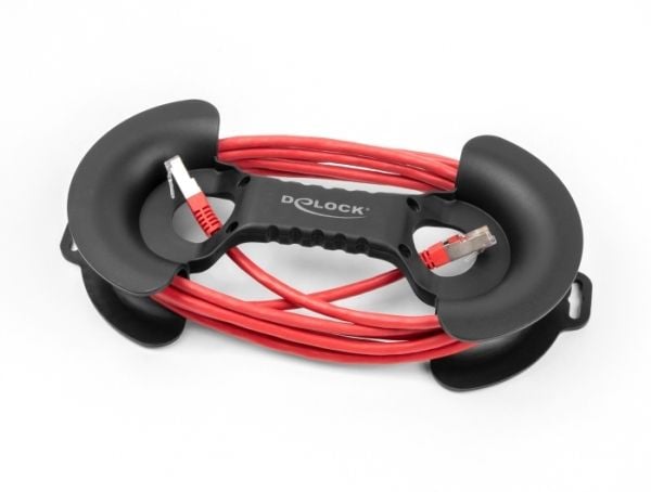 Delock - Cable winder - svart