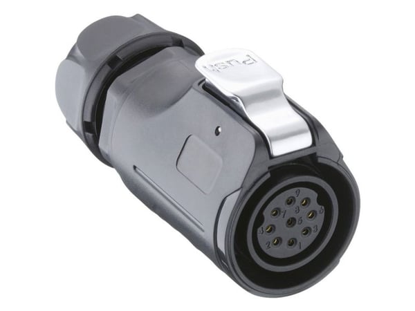 Lutronic 2640 03 T12CB T rund tilkoblingskontakt - rett - 1 stk