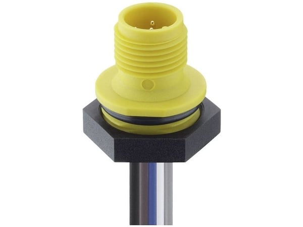 Lutronic 1230 05 T16CW102 0,5m Anturi/toimilaitteen liitin uppoasennukseen M12 Liitin, uppoasennus Napojen lukumäärä (RJ): 5 10 kpl