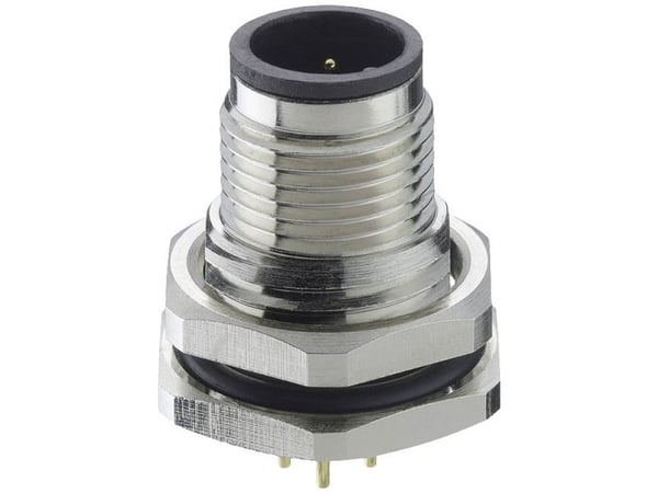 Lutronic 1231 12 T9CP Anturi/toimilaitteen liitin uppoasennukseen M12 Liitin, uppoasennus Navan numero (RJ): 12 10 kpl