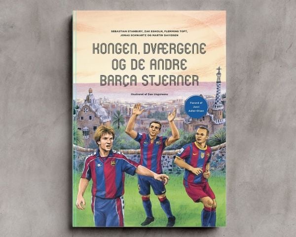 Kungen, dvärgarna och de andra Barca-stjärnorna | Sebastian Stanbury, Zak Egholm, Flemming Toft, Jonas Schwartz och Martin Davidsen | Språk: Danska