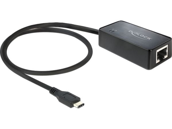 Delock - Nettverksadapter - USB 3.1 - Gigabit Ethernet - svart