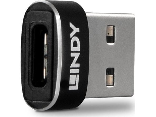 Lindy 41884, USB Typ-A, USB Typ-C, Sortera